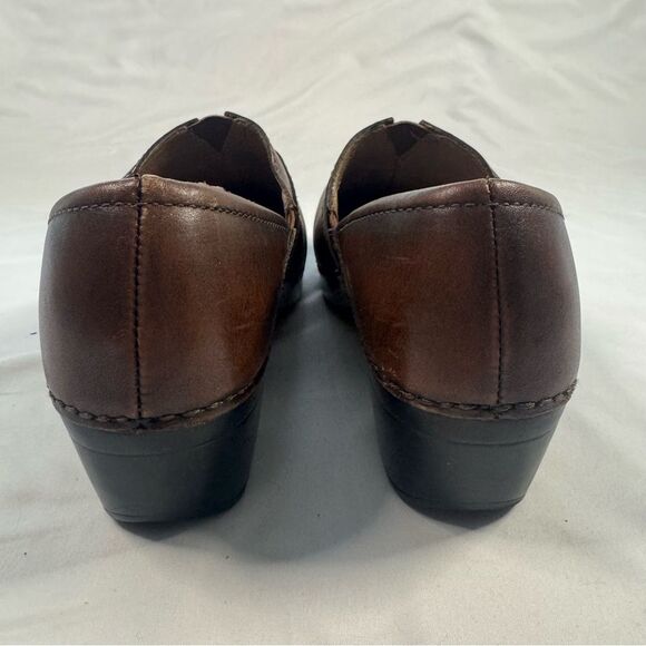 Dansko Brown Leather Mules - Picture 7 of 9